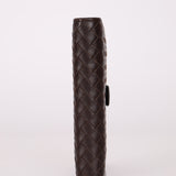 Bottega Veneta Chocolate Intrecciato PM Notebook Cover