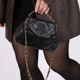 Chanel 1989 Lambskin Timeless Mini Crossbody