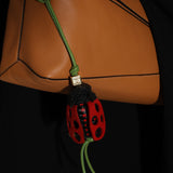 Discontinued Rare Loewe Calfskin Ladybug Charm
