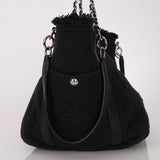 Chanel 2019 Canvas Double Face Deauville Small Shopping Tote Bag