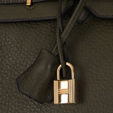 Ultra-Rare Hermès x Margiela 2000 Khaki Togo Retourne Birkin 35 GHW