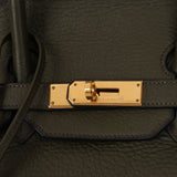 Ultra-Rare Hermès x Margiela 2000 Khaki Togo Retourne Birkin 35 GHW