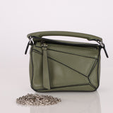 Loewe Matcha Leather Nano Puzzle