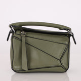Loewe Matcha Leather Nano Puzzle