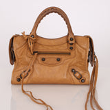 Balenciaga Camel Mini City Bag