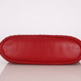 Bottega Veneta Red Intrecciato Turn-Lock Kelly Top Handle