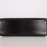 Hermès 1993 Black Box Sellier Kelly 32 GHW