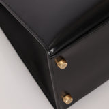 Hermès 1993 Black Box Sellier Kelly 32 GHW