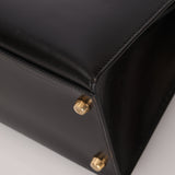 Hermès 1993 Black Box Sellier Kelly 32 GHW