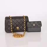 Chanel Lambskin Bijoux Mini Full Flap w/ Cardholder