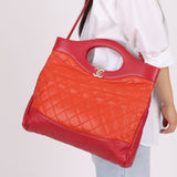 Chanel 2018 31 Lambskin Turnlock Shopping Bag