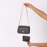 Chanel Lambskin Bijoux Mini Full Flap w/ Cardholder