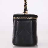 Chanel Lambskin Pearl Mini Vanity Crossbody