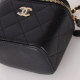 Chanel Lambskin Pearl Mini Vanity Crossbody