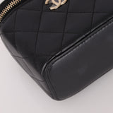 Chanel Lambskin Pearl Mini Vanity Crossbody