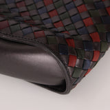 Bottega Veneta Tri-Color Intrecciato Top Handle Tote