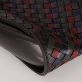 Bottega Veneta Tri-Color Intrecciato Top Handle Tote