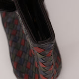 Bottega Veneta Tri-Color Intrecciato Top Handle Tote