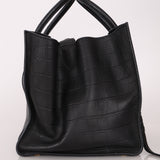 Celine Croc Embossed Medium Phantom Luggage