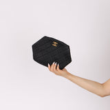 Chanel 2021 Lambskin Pearl Crown Clutch