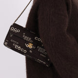 Chanel 2000 Canvas Coco East West Chocolate Bar