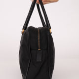 Prada Leather Trimmed Tessuto Boston Bag