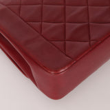 Rare Chanel 1996 Bordeaux Lambskin Medium Diana Flap Bag 24k GP