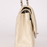 Chanel 2014 Iridescent Ivory Caviar Small Classic Double Flap