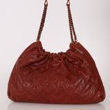 Chanel 2012 Aged Caviar Elastic CC Hobo