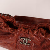 Chanel 2012 Aged Caviar Elastic CC Hobo