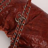 Chanel 2012 Aged Caviar Elastic CC Hobo