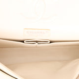 Chanel 2014 Iridescent Ivory Caviar Small Classic Double Flap