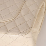 Chanel 2014 Iridescent Ivory Caviar Small Classic Double Flap