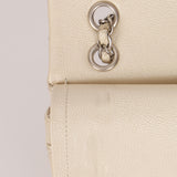 Chanel 2014 Iridescent Ivory Caviar Small Classic Double Flap