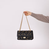 Limited Edition Chanel 2015 Calfskin Brasserie Charms 2.55 Reissue 225 Flap Bag