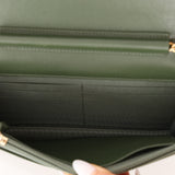 Chanel 2018 Crumpled Chevron Wallet On Chain