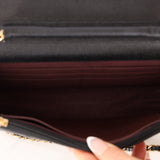 Chanel 2018 Caviar Wallet on Chain