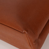 Chanel 1995 Chestnut Caviar Turnlock Pocket Tote 24K GP