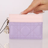 Dior 2024 Freesia Lilac Two-Tone Card Holder