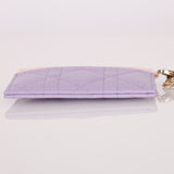 Dior 2024 Freesia Lilac Two-Tone Card Holder