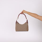 Gucci Monogram Whipstitch Shoulder Bag