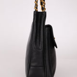 Chanel 1993 Caviar Double Sided Turnlock Tote 24k GP