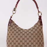 Gucci Monogram Whipstitch Shoulder Bag