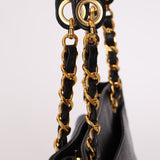 Chanel 1993 Caviar Double Sided Turnlock Tote 24k GP