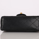 Rare Chanel 1990 Lambskin Bijoux Mini Square Flap 24k GP