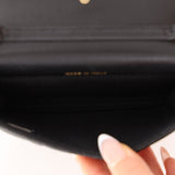 Chanel 2022 CC on CC Sheepskin Card Holder on Chain