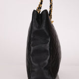 Chanel 1986 Lambskin Turnlock Chain Tote 24K GP