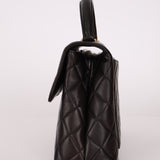 Chanel 1996 Lambskin Mini Kelly Top Handle 24k GP