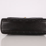 Chanel 1996 Lambskin Mini Kelly Top Handle 24k GP