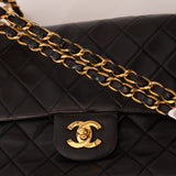 Chanel 1993 Lambskin Medium Classic Double Flap 24K GP